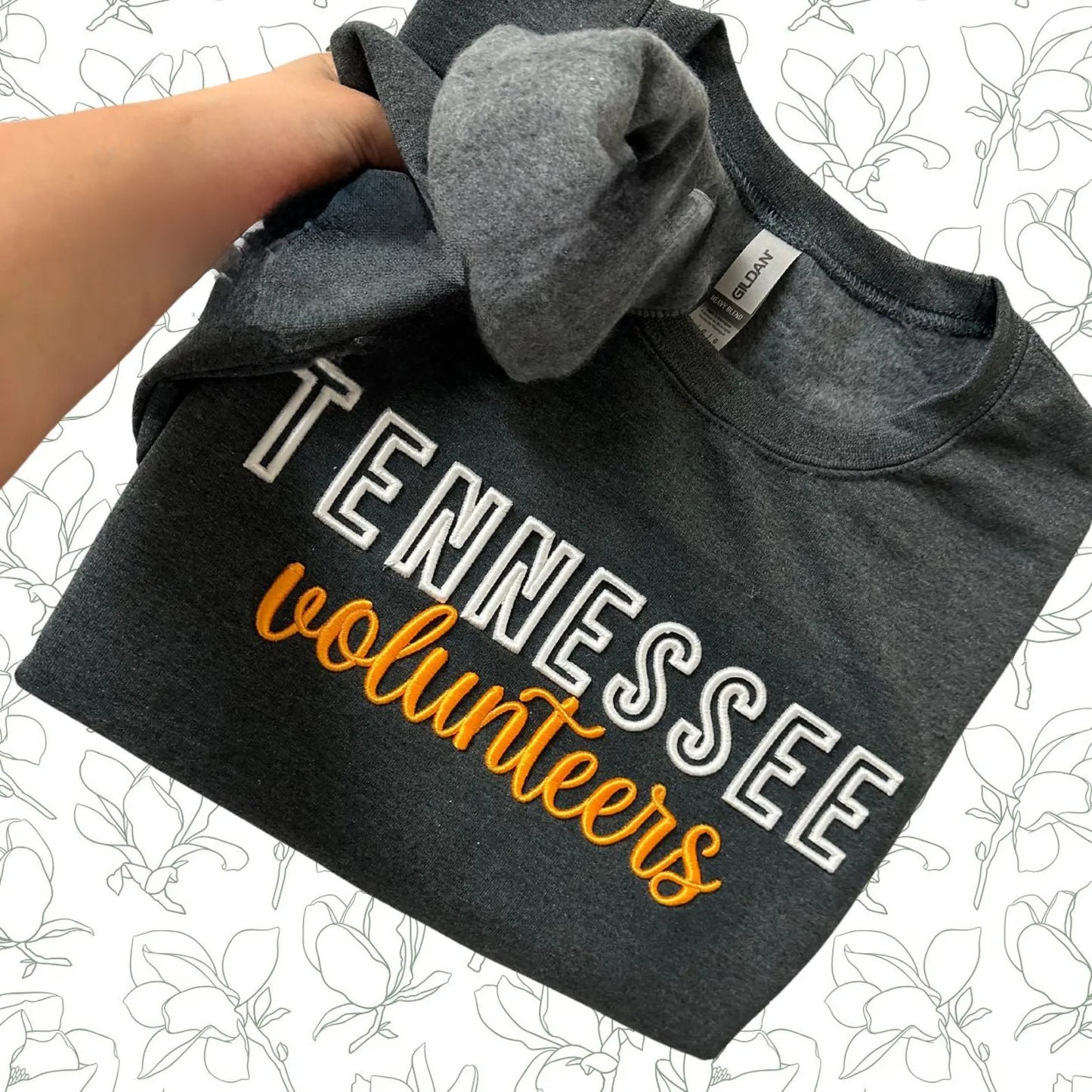 Tennessee Vols PUFF Embroidery Sweatshirt,Tennessee Vols,College Team Sweatshirt,TN Vols Apparel ,Vols,TN Volunteers Gift