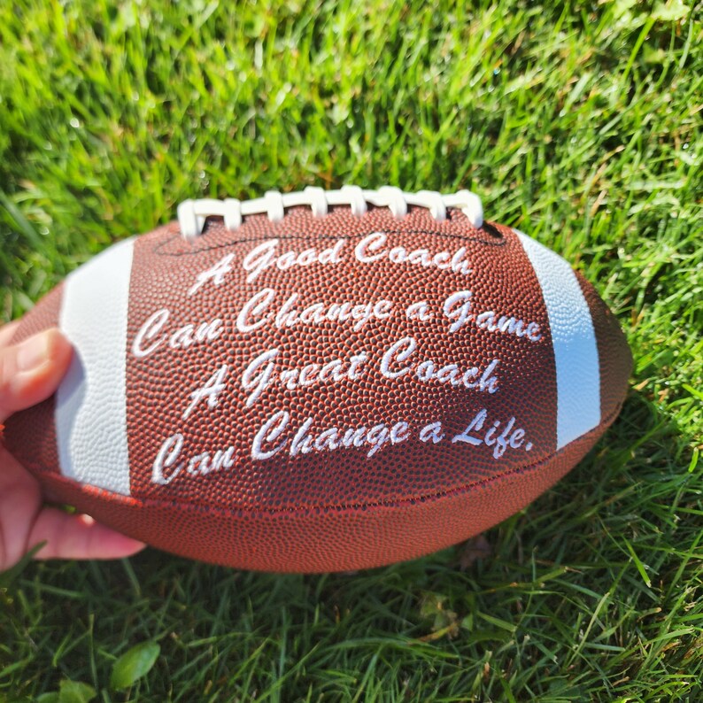 Coaches,Mother's Day,Father's Day Gift Custom Personalized Embroidered Football