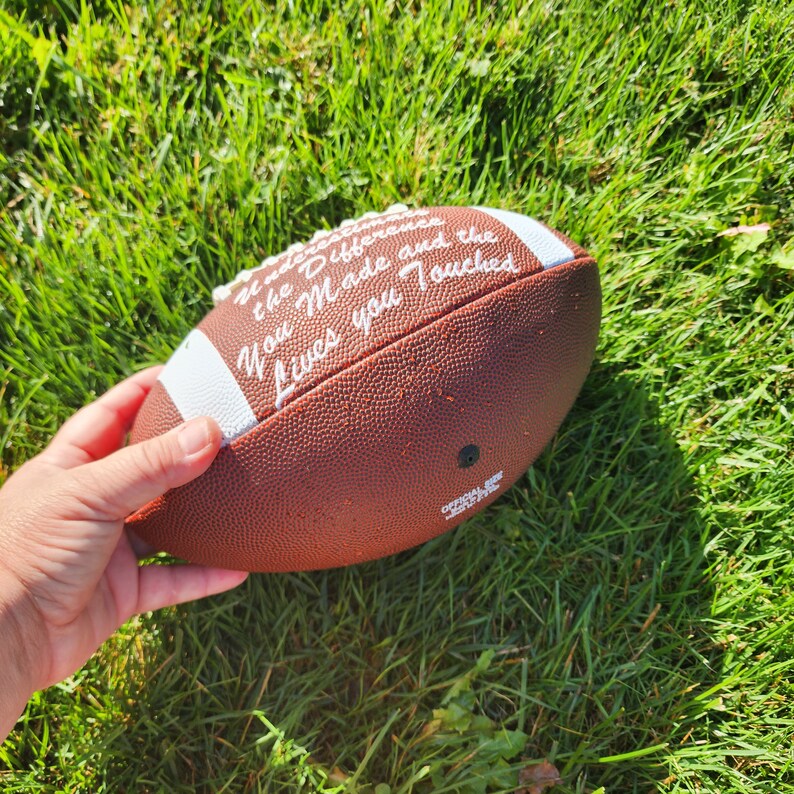 Coaches ,Mother's Day,Father's Day Gift Custom Personalized Embroidered Football