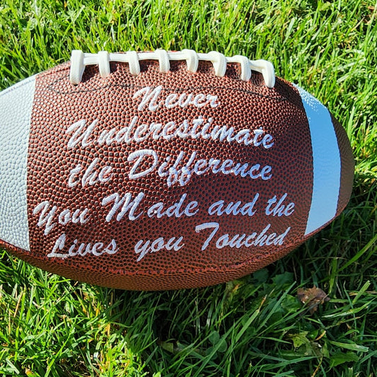 Coaches ,Mother's Day,Father's Day Gift Custom Personalized Embroidered Football