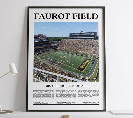 Faurot Field Digital Printable Frame/Poster