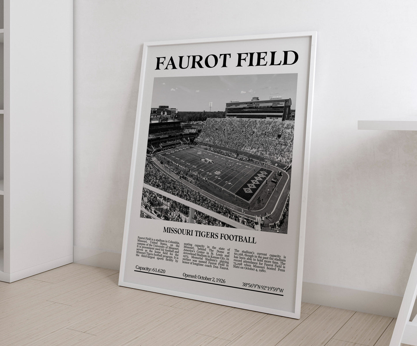 Faurot Field Digital Printable Frame/Poster