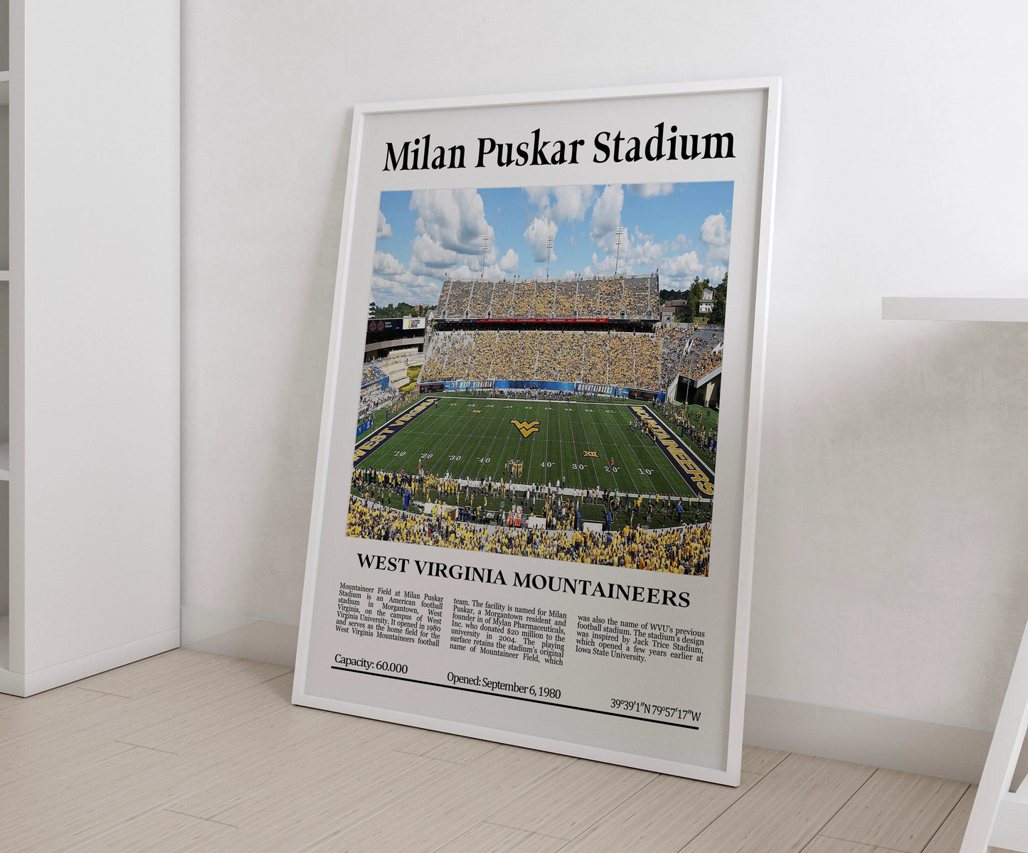 Milan Puskar Stadium Stadium Digital Printable Frame/Poster