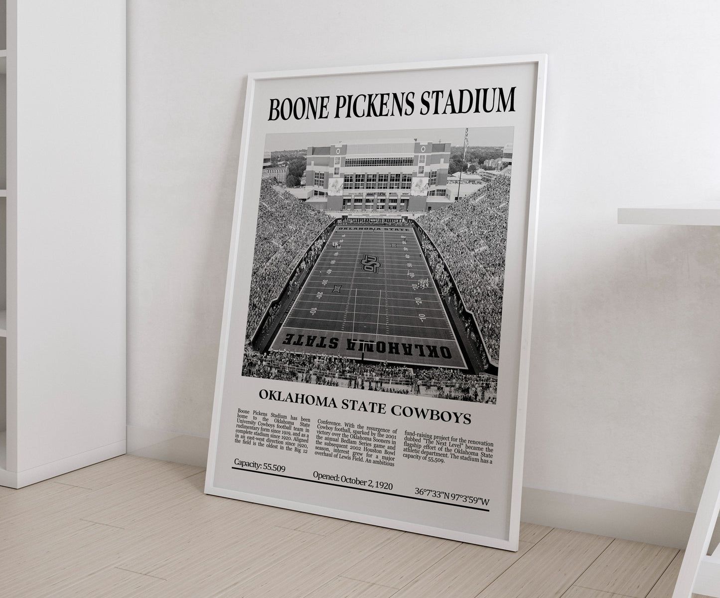 Boone Pickens Stadium Digital Printable Frame/Poster