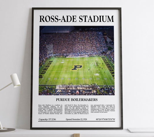 Ross–Ade Stadium Digital Printable Frame/Poster