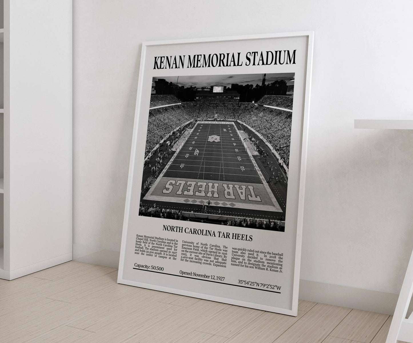 Kenan Memorial Stadium Digital Printable Frame/Poster