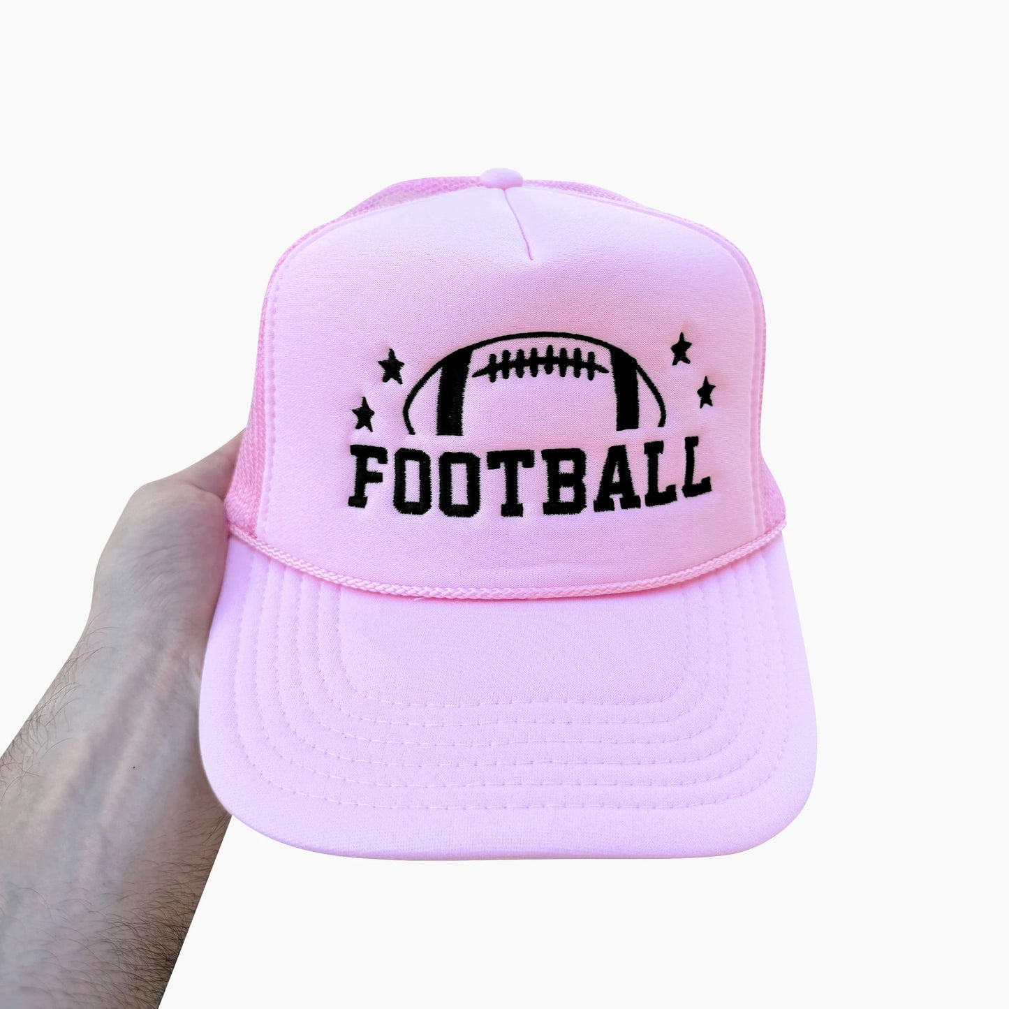 Embroidered Football Hat, Football Trucker Hat, Football Embroidery Caps