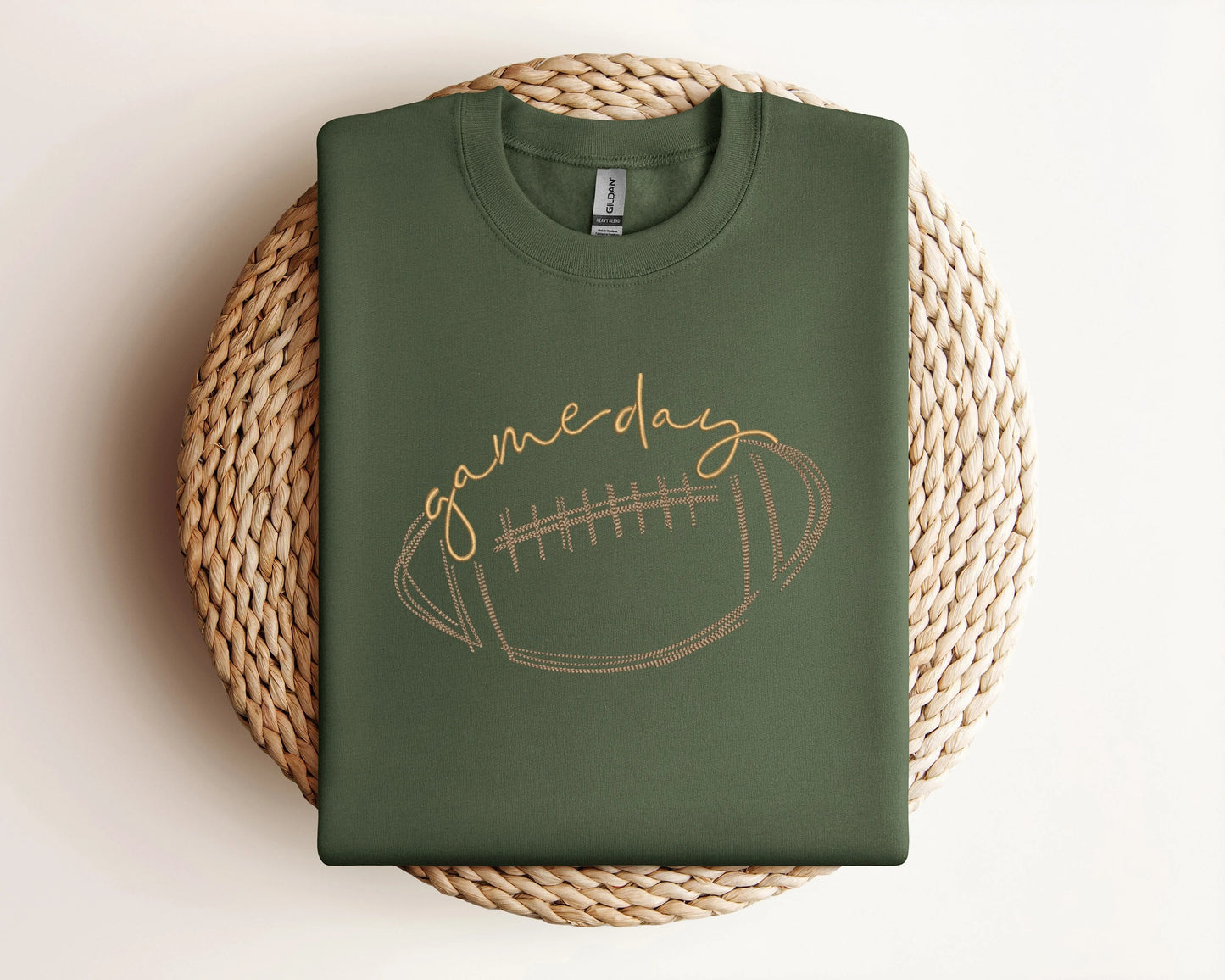 Embroidered Game Day Shirt, Tis The Season Shirt, Embroidered Fall Shirt, Touchdown Football Shirt Sweatshirt, Embroidered Thanksgiving Tee