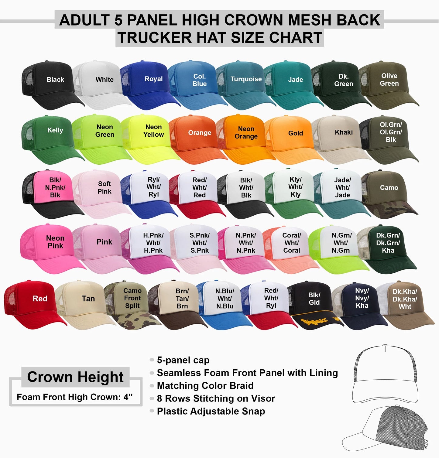 Embroidered Football Hat, Football Trucker Hat, Football Embroidery Caps