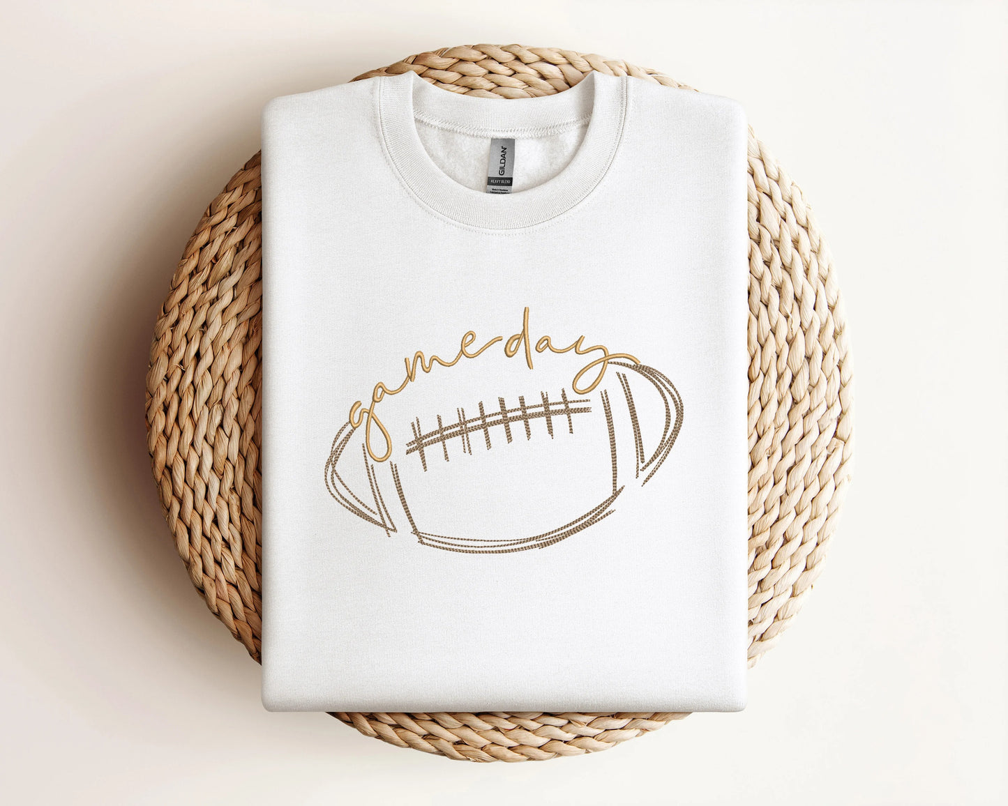 Embroidered Game Day Shirt, Tis The Season Shirt, Embroidered Fall Shirt, Touchdown Football Shirt Sweatshirt, Embroidered Thanksgiving Tee