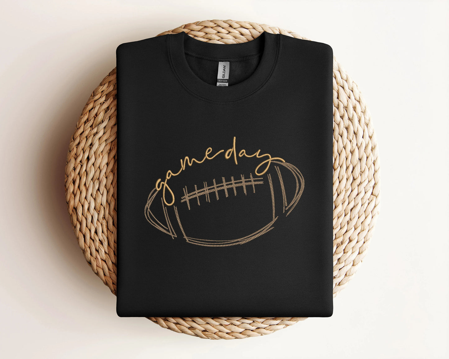 Embroidered Game Day Shirt, Tis The Season Shirt, Embroidered Fall Shirt, Touchdown Football Shirt Sweatshirt, Embroidered Thanksgiving Tee