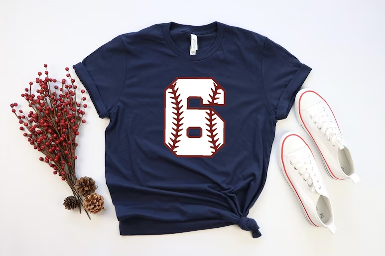 Baseball Numbers Shirt, Baseball Custom Birthday Shirt, Baseball Mom Shirt, Personalized Baseball Tees, Custom Baseball Shirts, Baseball Boy