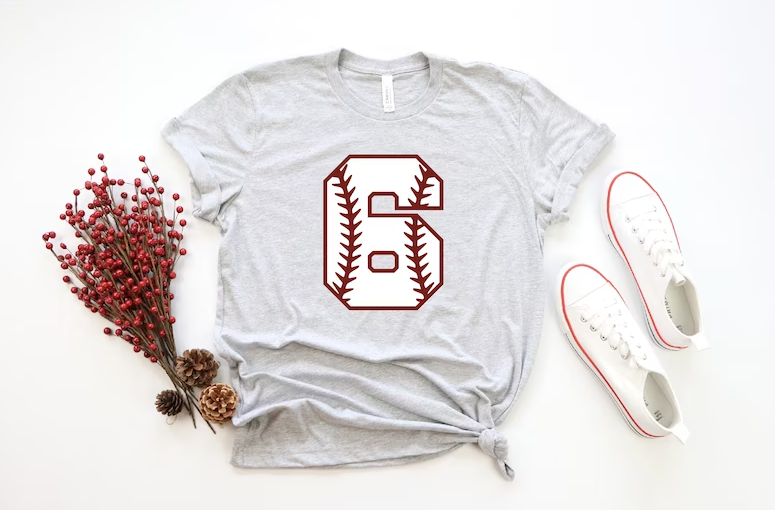 Baseball Numbers Shirt, Baseball Custom Birthday Shirt, Baseball Mom Shirt, Personalized Baseball Tees, Custom Baseball Shirts, Baseball Boy