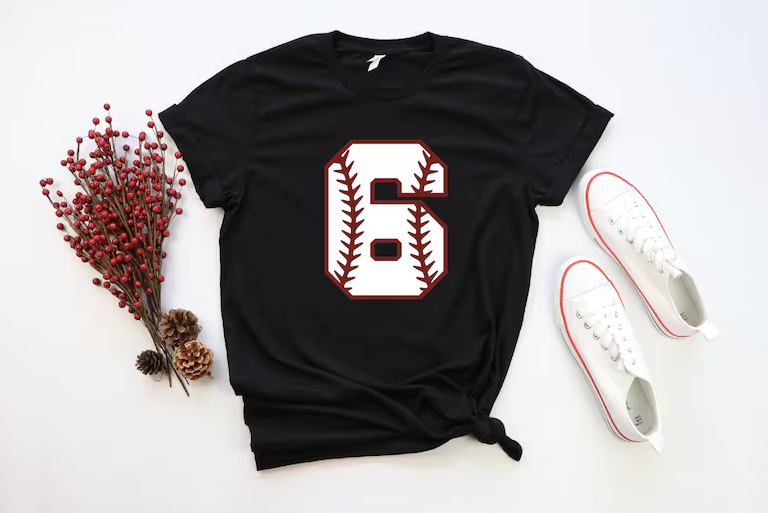 Baseball Numbers Shirt, Baseball Custom Birthday Shirt, Baseball Mom Shirt, Personalized Baseball Tees, Custom Baseball Shirts, Baseball Boy