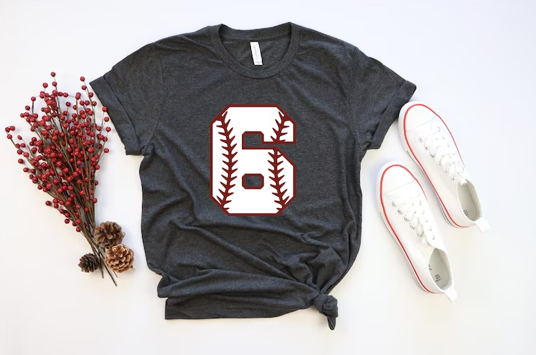 Baseball Numbers Shirt, Baseball Custom Birthday Shirt, Baseball Mom Shirt, Personalized Baseball Tees, Custom Baseball Shirts, Baseball Boy