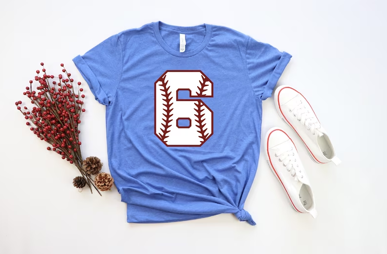 Baseball Numbers Shirt, Baseball Custom Birthday Shirt, Baseball Mom Shirt, Personalized Baseball Tees, Custom Baseball Shirts, Baseball Boy