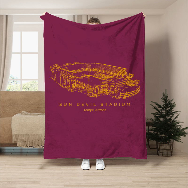 Mountain America Stadium - Arizona State Sun Devils football, College Football Blanket